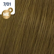 Wella Koleston Perfect Me+ Hajfesték - 7/01 - 60ml - Hamvas Természetes Középszőke főképe
